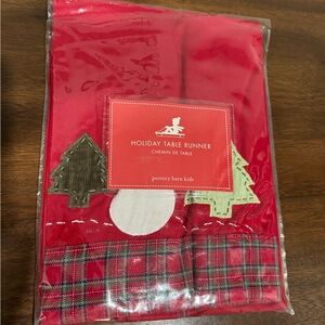 Pottery Barn Kids Red Holiday Runner